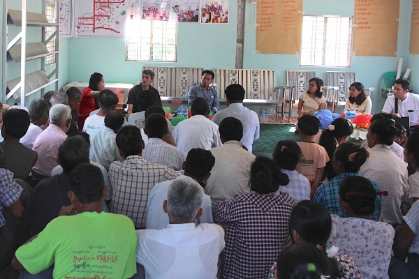 We support local communities in Myanmar to cope with Climate Change effects
